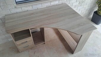 Rohový písací stôl - 4