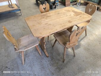 stůl+4židle - 4