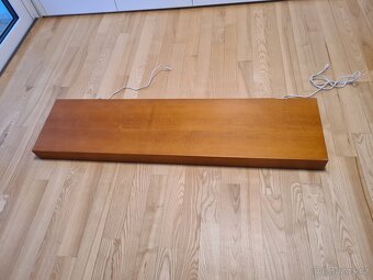 Jidelni stul, 6 židlí, stolek, tv skříňka dýha třešeň - 4