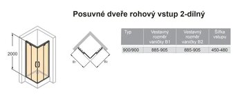 HÜPPE AURA ELEGANCE sprchový kout 90x90 cm - 4