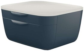 Šedý zásuvkový box Leitz Cosy kancelář organizer stůl - 4