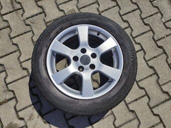 ALU LITÁ KOLA OCTAVIA II 16" ,pneu 205/55/16, 6-7mm - 4