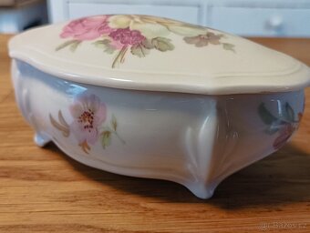 PORCELÁNOVÁ DÓZA NA ŠPERKY PHILIPPE DESHOULIERES FRANCIE - 4
