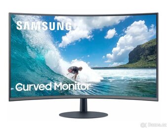 32" SAMSUNG C32T550FDR černá. - 4