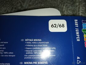 Chlapecká mikina Lupilu, velikost 62/68 - 4