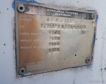 Cisternový vlek, nerezová cisterna na vodu 2,5 m3 - 4