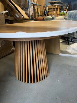 Prodám stůl Osaka, světlý dub 120 až 160 cm - 4