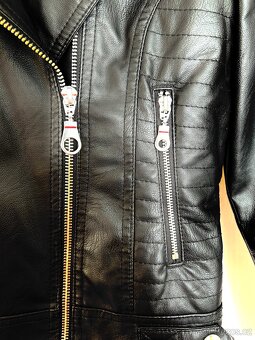 Dívčí koženková bunda 12- 13 let (152-158) - Terranova - 4