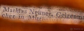 Staré 4/4 německé housle z 19-ho stoleti Mathias Neuner - 4