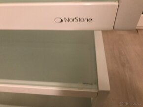 Audiostolek NorStone Esse AV bila/kremove bílé sklo - 4