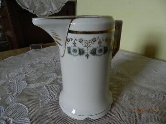 Krásná velmi stará větší porcelánová Mléčenka Džbánek - 4