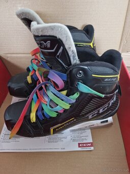 Golmanské, brankářské brusle CCM SUPER TACKS 9370G - 4