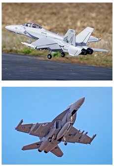 RC Letadlo JET FMS 70mm EDF F/A-18F V2 Super Hornet - 4