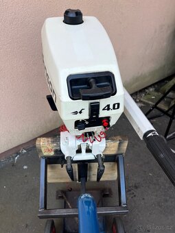 Lodni motor Johnson 4hp 2t 2 valec, kratka noha. - 4
