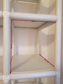 regál trubicový pro 96 krabic - 4