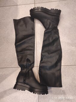 Dámské vysoké kozačky - 4