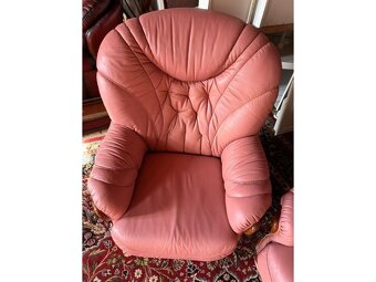 Italská kožená sedací souprava 3+1+1,4667 - 4