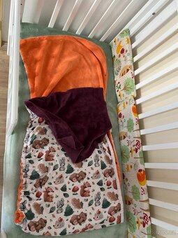 Dětská postýlka 120x60 2 v 1 vč. Matrace scarlett Agáta - 4