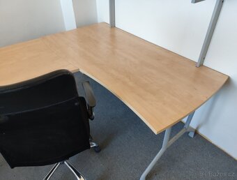 Kancelářský rohový stůl 200x160 cm + Archiv na šanony - 4
