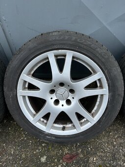 Alu kola R17 5x112 Mercedes + zimní pneu 245/45/17 - 4