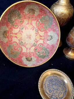 Bronzová sada mís a karaf - 4