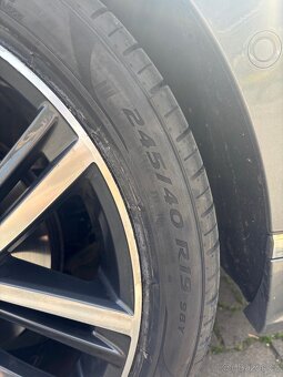 Originál sada kol s gumama VW Passat b8 245/40R19 - 4