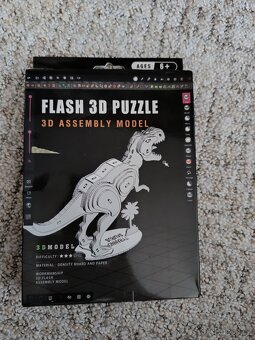 Dřevěné kostky,vkládačka a 3D PUZZLE - 4