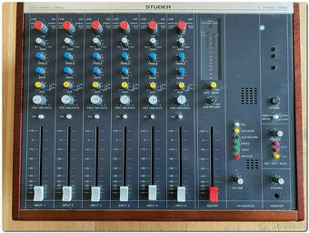 Mixážní pult Studer A779 (podobný Revox C279), analogový 6ka - 4