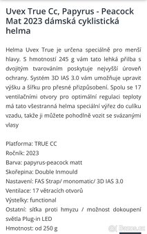 Helma Přilba na kolo Uvex True 52-56 - 4