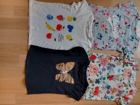 Trička vel. 9-12 let (Hannah, H&M, Zara, Next) - 4
