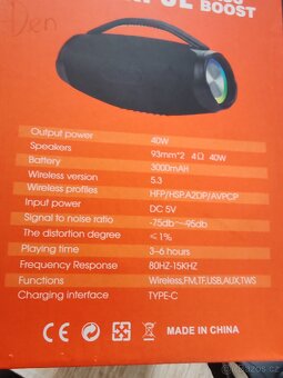 Prodám Bluetooth reproduktor - 4