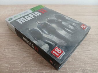 XBox 360 hra Mafia II Steel book + art book + mapa - 4