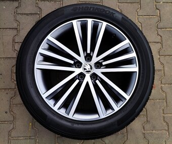 Alu kola originál Škoda Kodiaq 5x112 R19 Sirius - 4