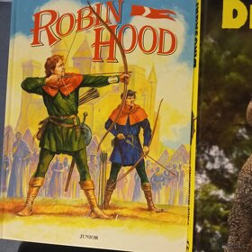 3 knihy  Zvířata, Dinosauři, Robin Hood - 4