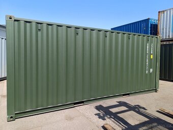 Lodní kontejner 20´ po první cestě, RAL 6007 - 4