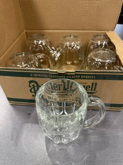 Pivní sklenice, půllitr na pivo, ISAR SEIDEL-0,5 litru/50ks - 4