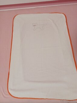 Osušky pro miminka, deky, potah na přebalovací pult - 4