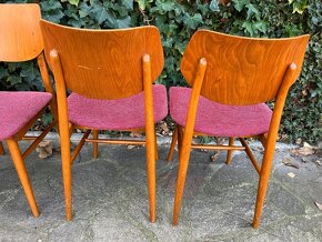 4 x RETRO designová čalouněná židle TON - cena za kus - 4