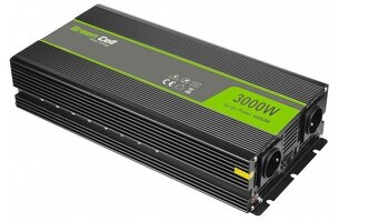 Měnič napětí Green Cell 12V - 230V, 3000W / 6000W - 4
