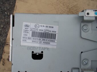 Autorádia Ford Focus II, Fusion CD 6000 - 4