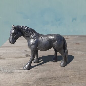 Cínová figurka, těžítko - chladnokrevník - 4