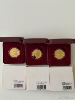 Zlato / sada medaili,mincí Karla Gotta - 4