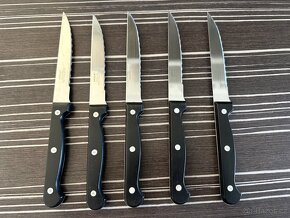 Sada nožů IKEA černé, 22cm, 5 ks - 4