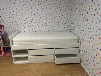 IKEA postel + matrace, top stav - 4