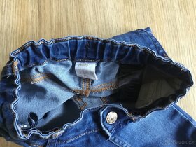 Džíny H&M vel. 80 pro holčičku - 4