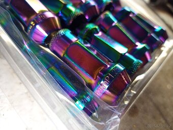 Ocelové matice Muteki SR48 M12x1.25 - Neo Chrome - 4