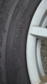 alu kola 5x114,3x16 se zimní pneu 215/65R16 - 4
