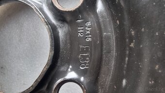 Plechové disky 5x100 et38 6j x15 - 4