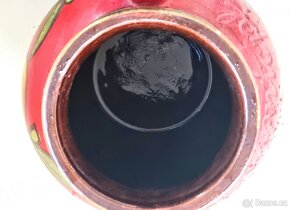 Glazovaná keramika na marmeládu/květináč - 4