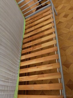 Postel kovová, včetně roštu a matrace, IKEA - 4